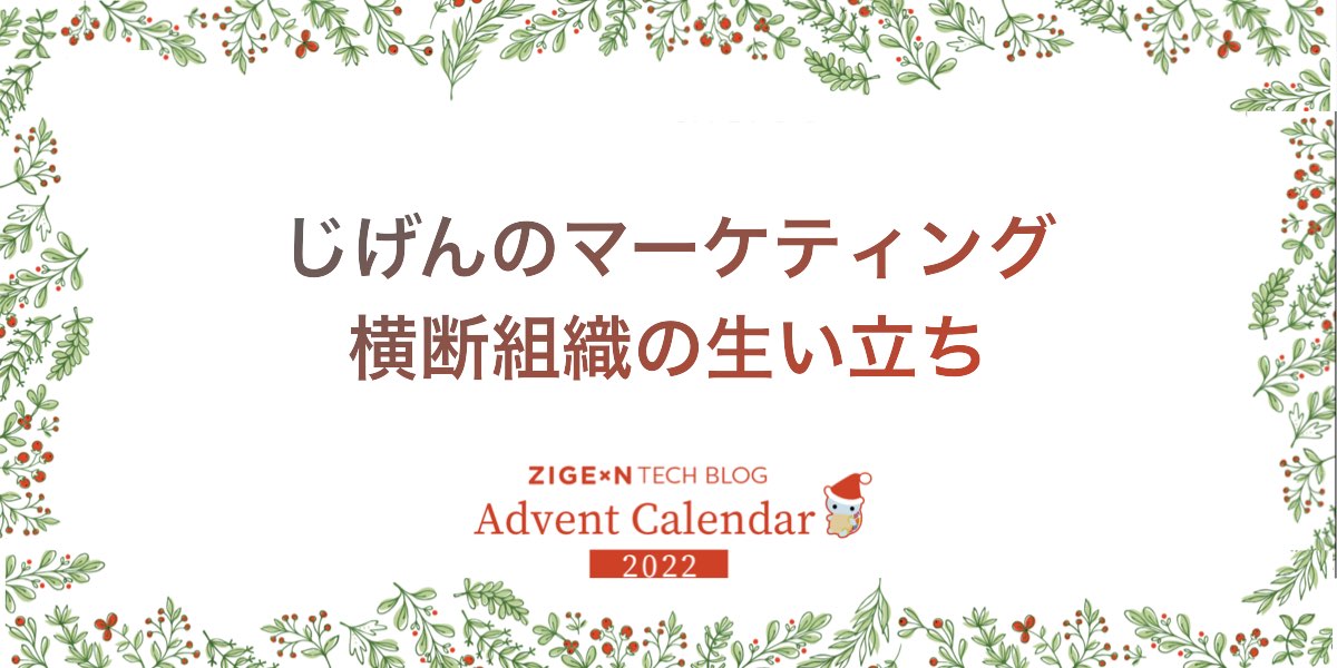 じげんのマーケティング横断組織の生い立ち